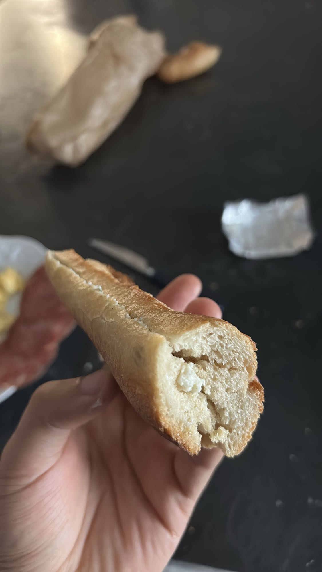 Baguette au fromage