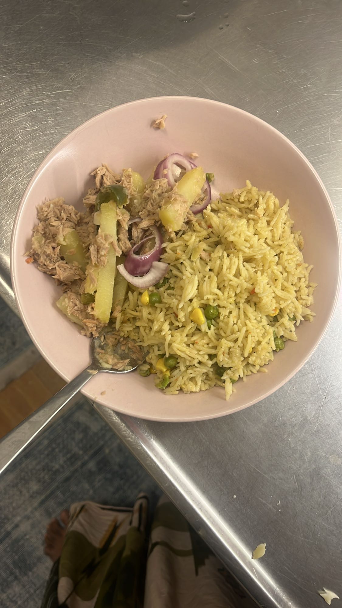 Tuna Veggie Rice Bowl