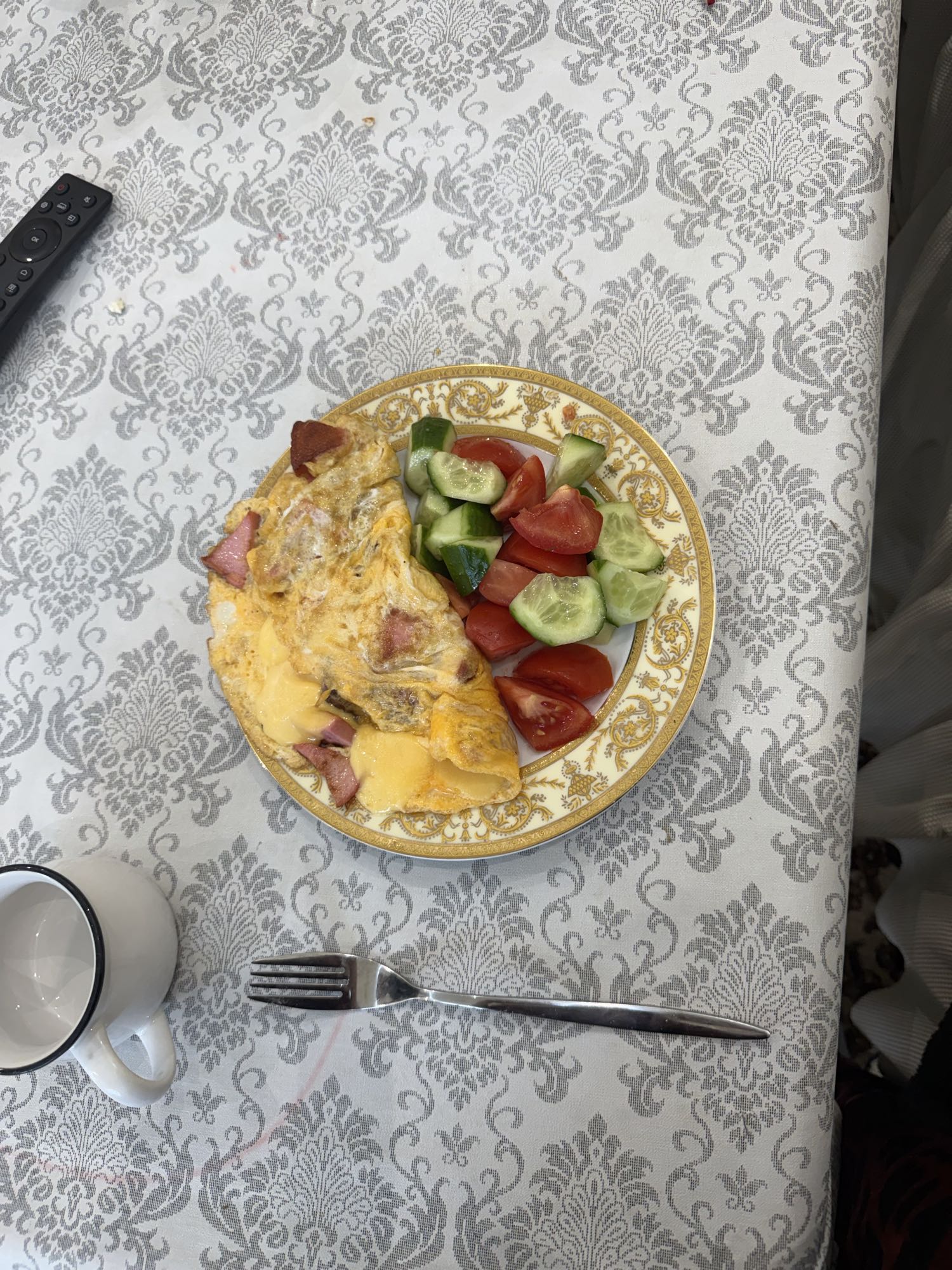 Омлет с овощами