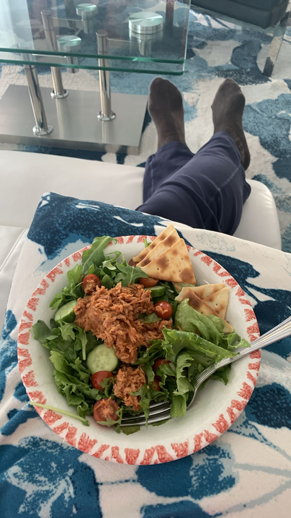 Salade au thon épicé