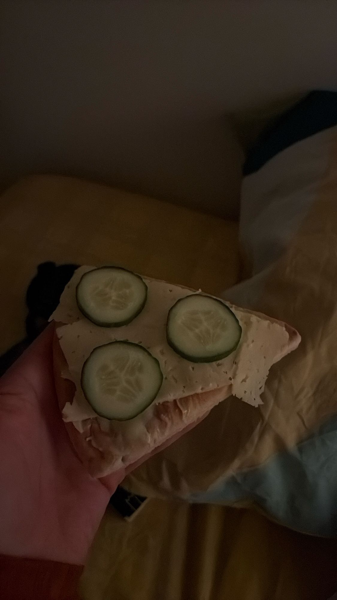 Smörgås med ost och gurka