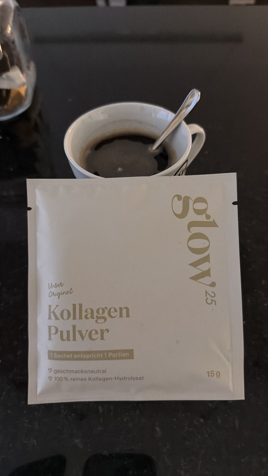 Kaffee mit Kollagen