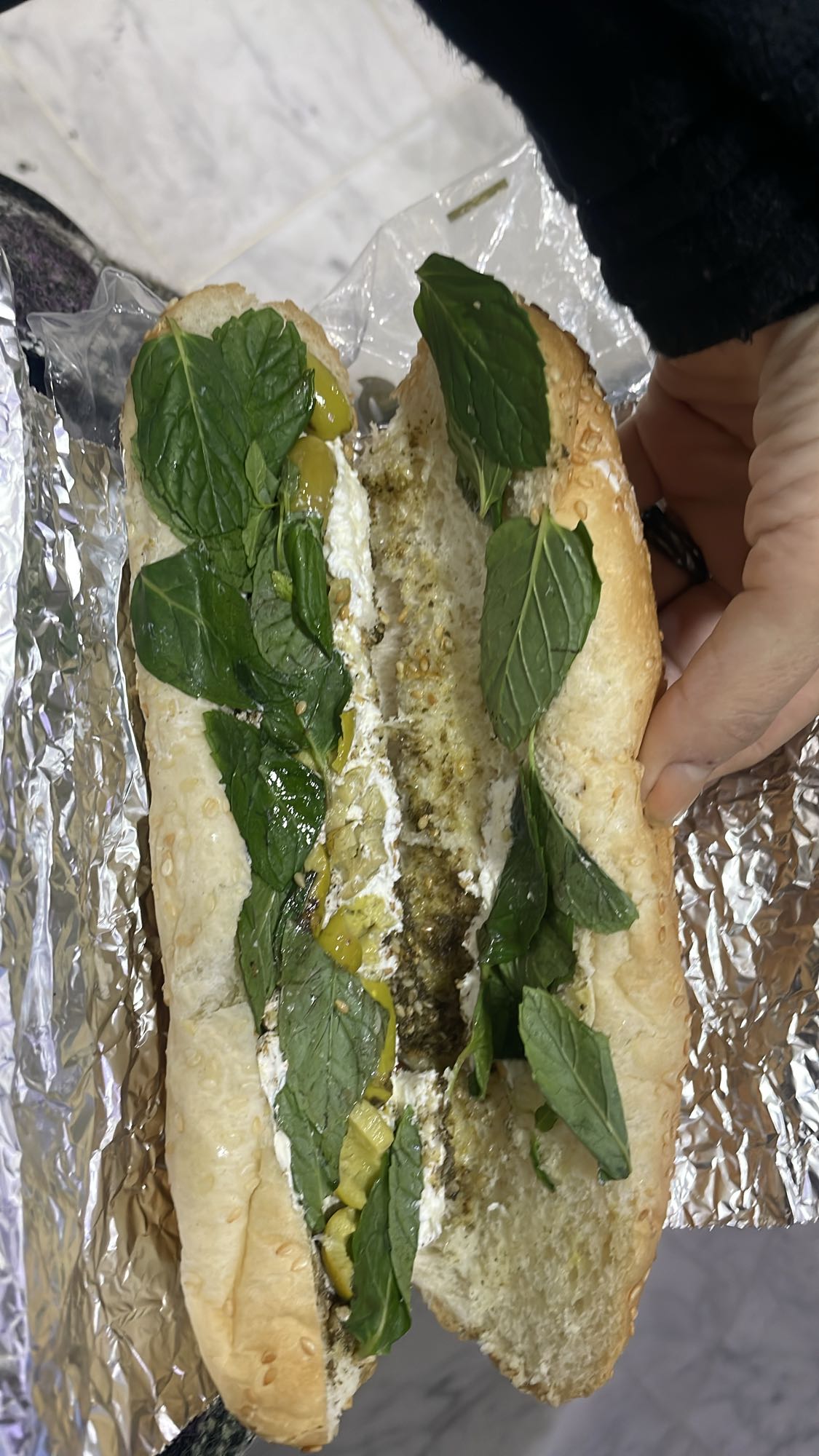 Herb Cheese Sandwich