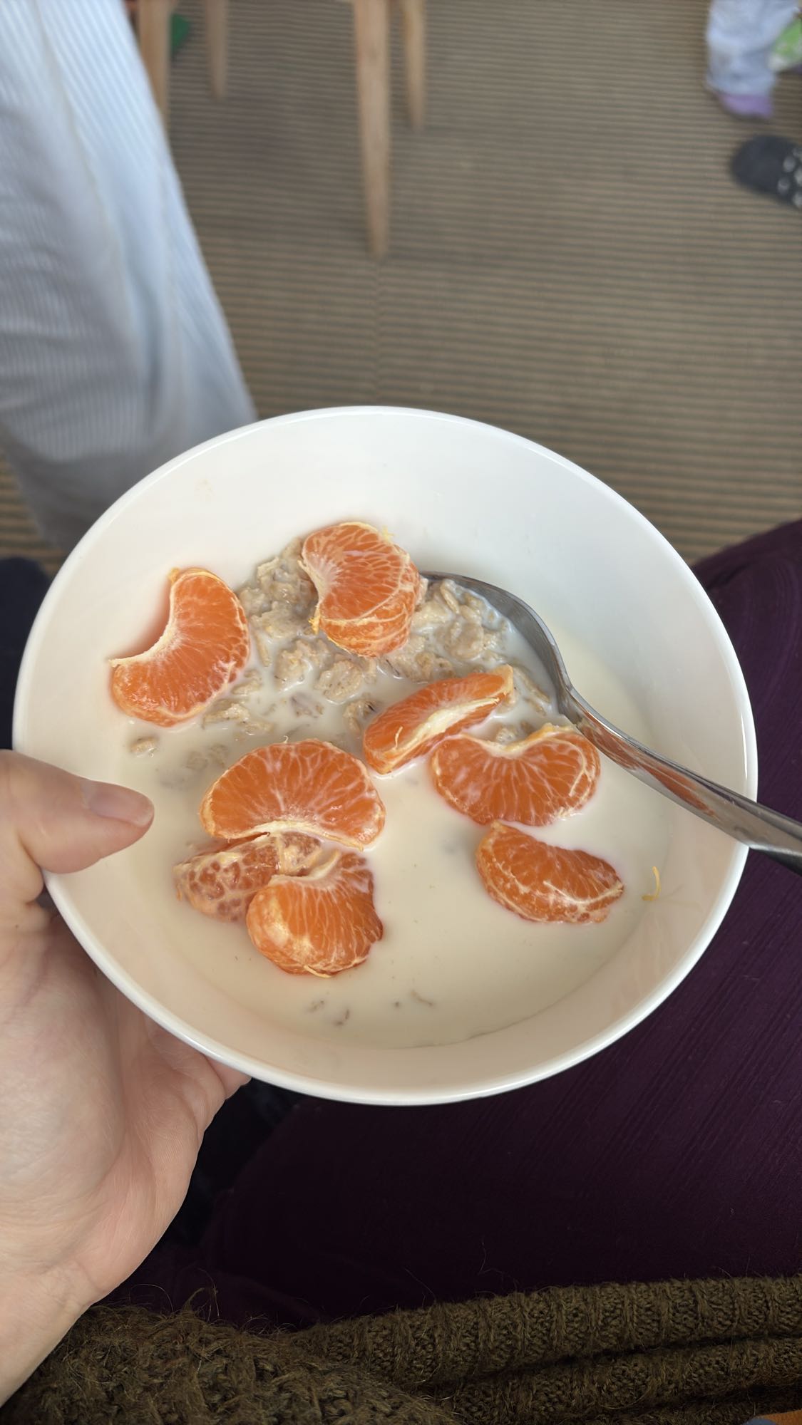 Havregryn med mandarin