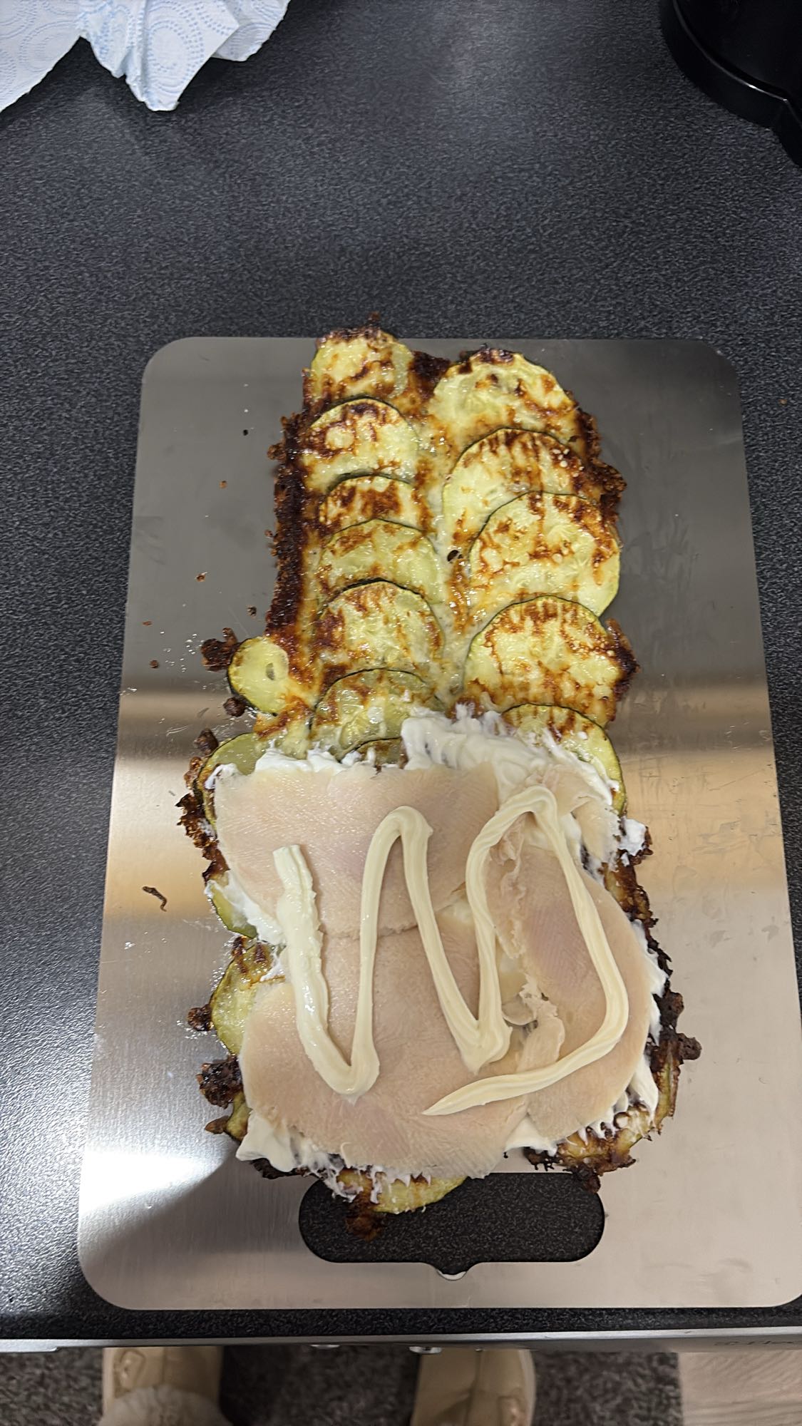 Zucchinirull med kalkun