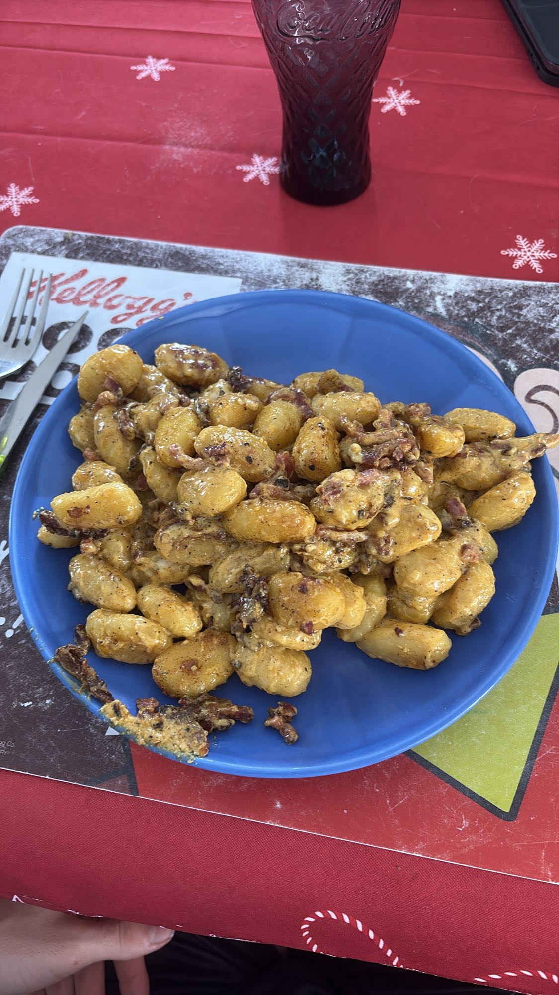 Gnocchis à la carbonara