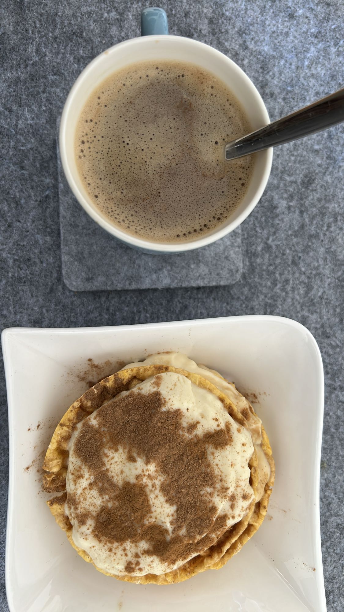 Tortitas con café