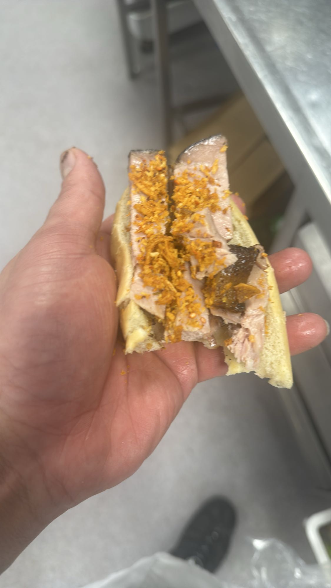 Fläskköttsmörgås