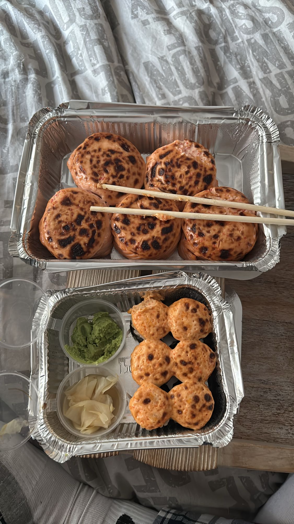 запечённые суши сет