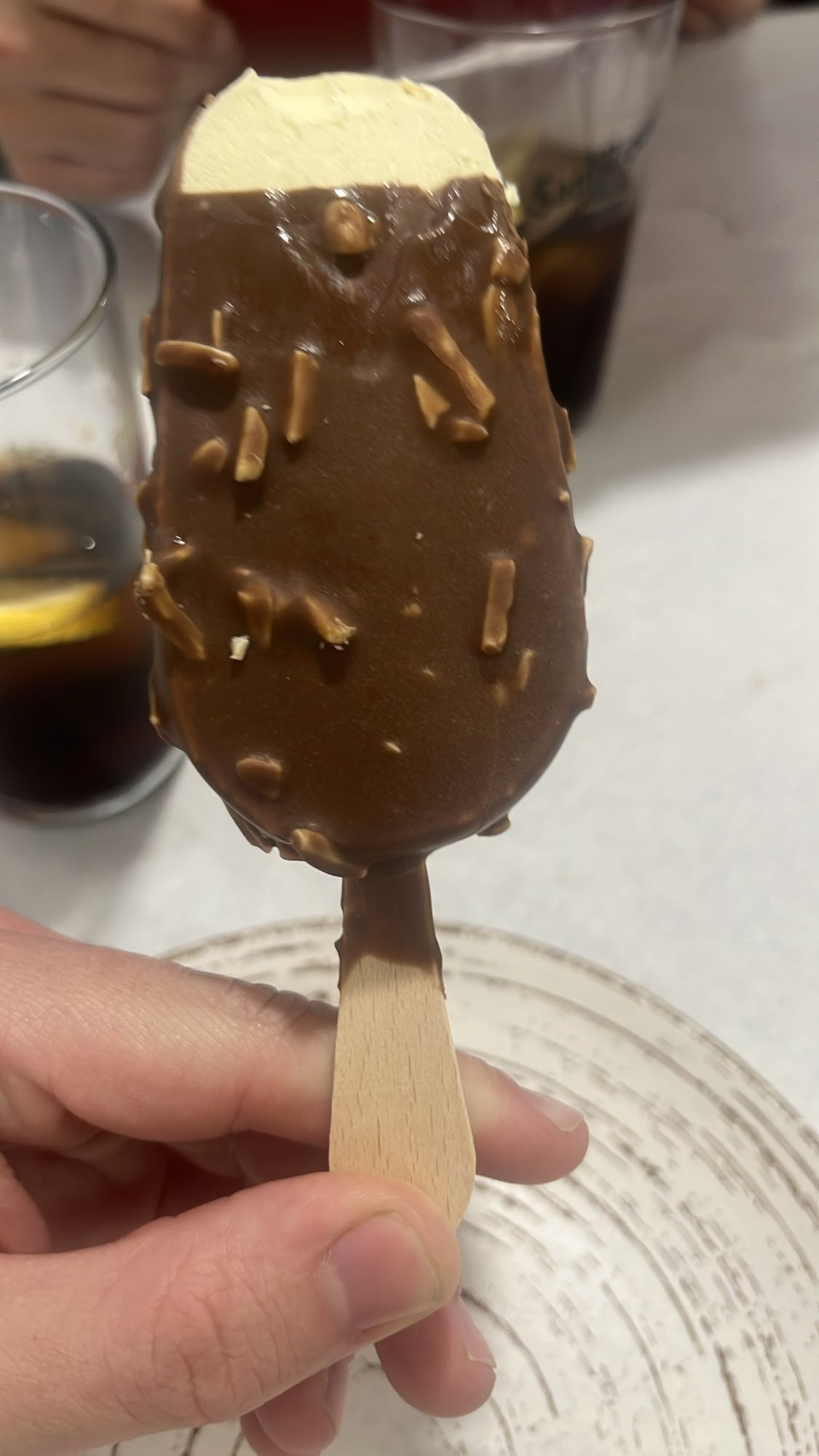 Helado de vainilla