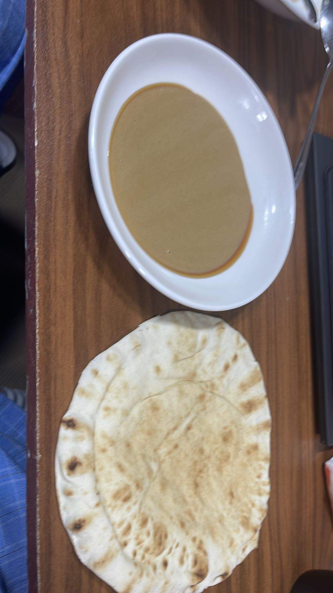 Tahini with pita bread