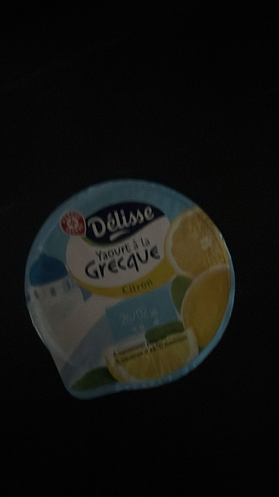 Yaourt grec citron
