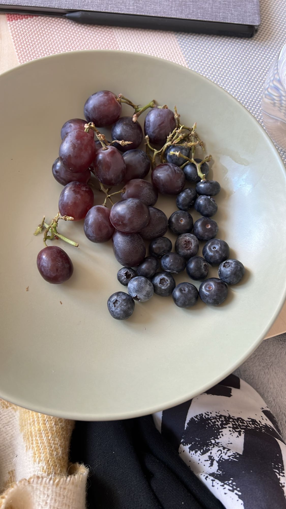 Grapes and Blueberries