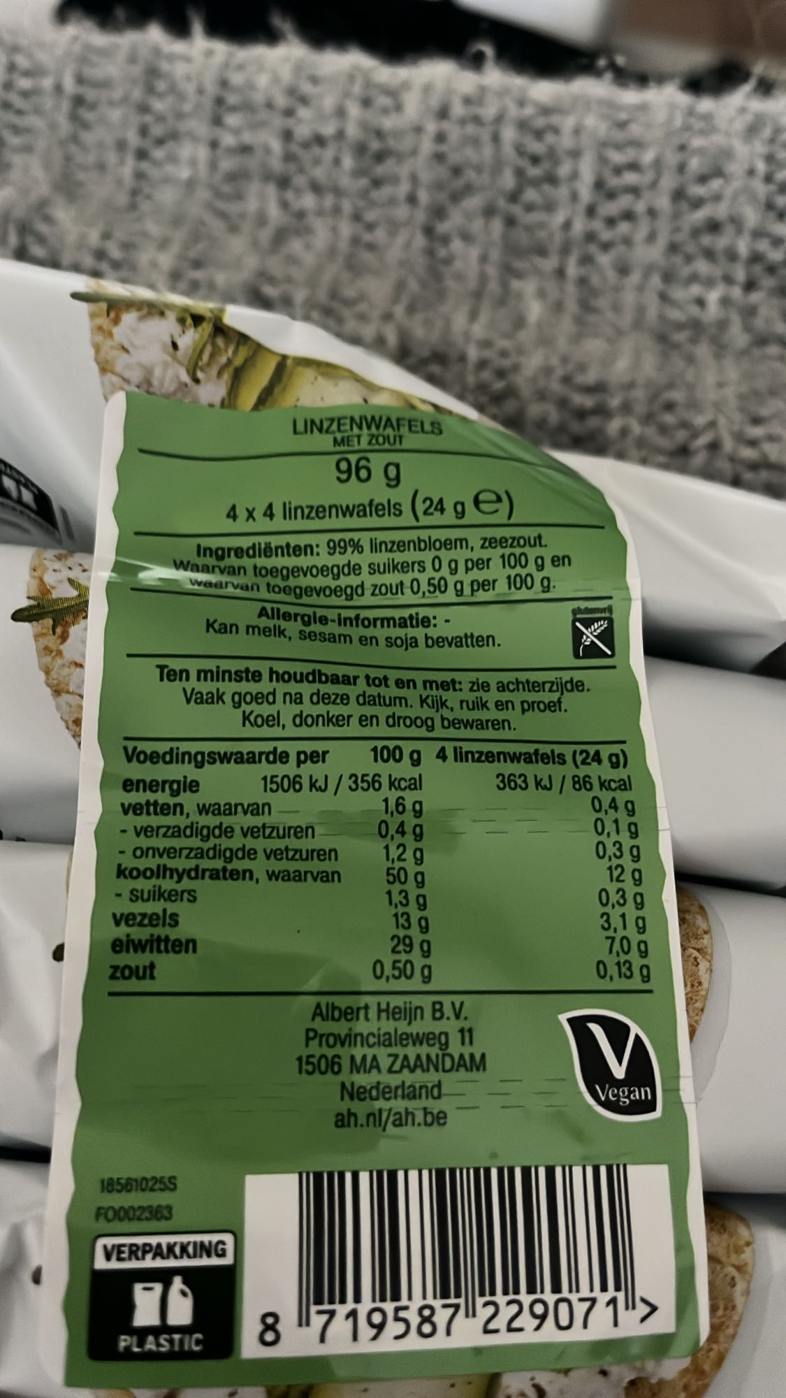 Linzenwafels met zout