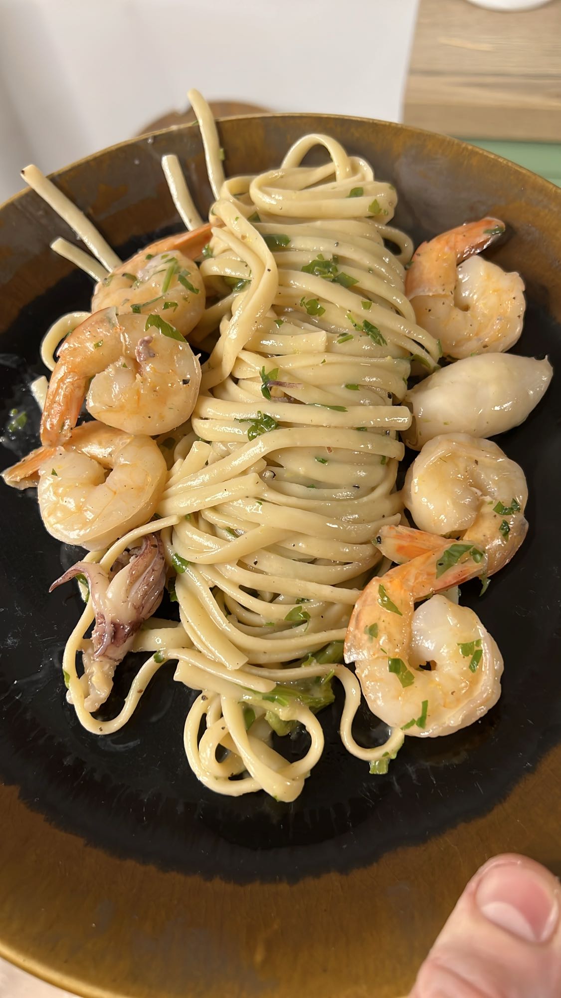 Paste cu fructe de mare