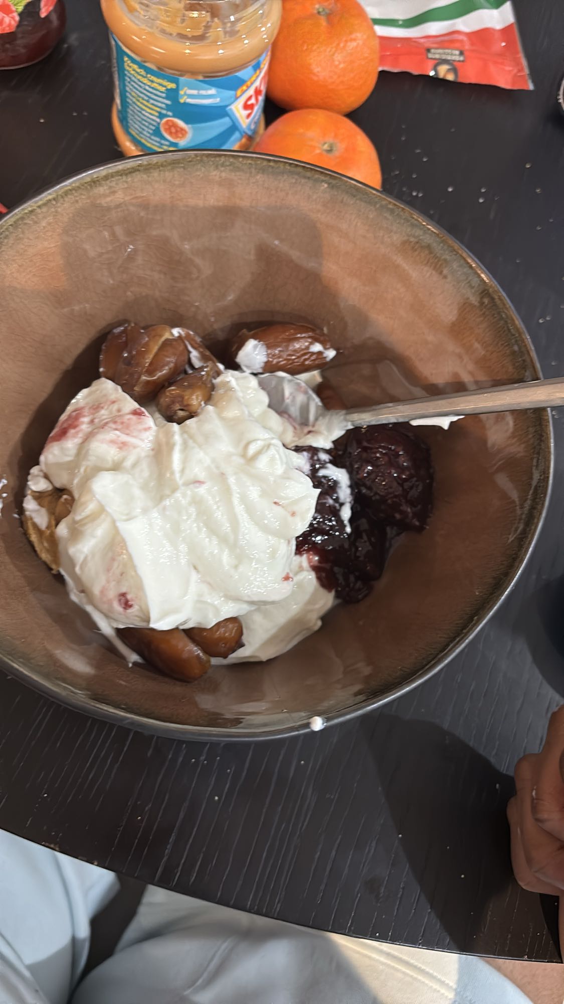 Yaourt aux fruits secs