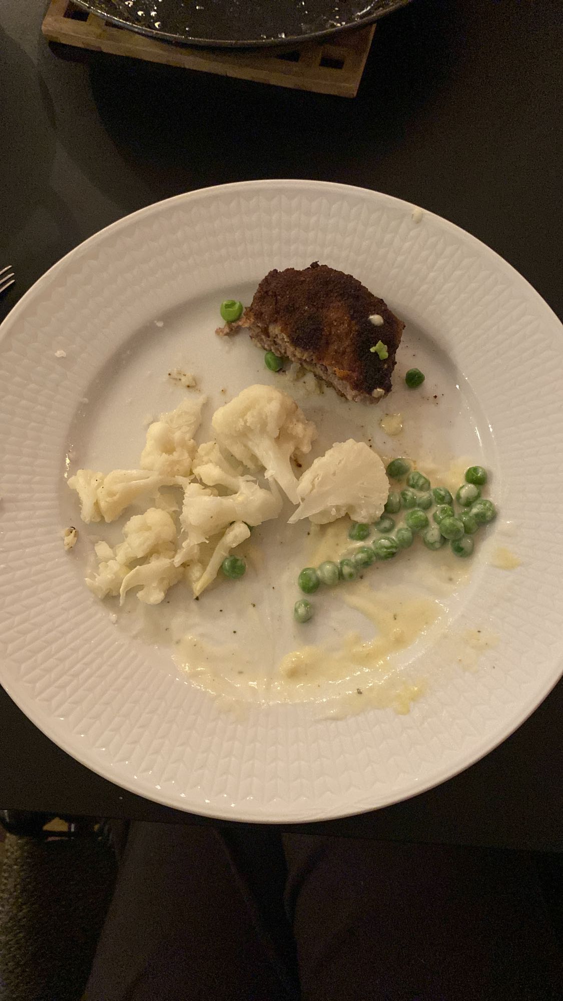 Pannbiff med grönsaker