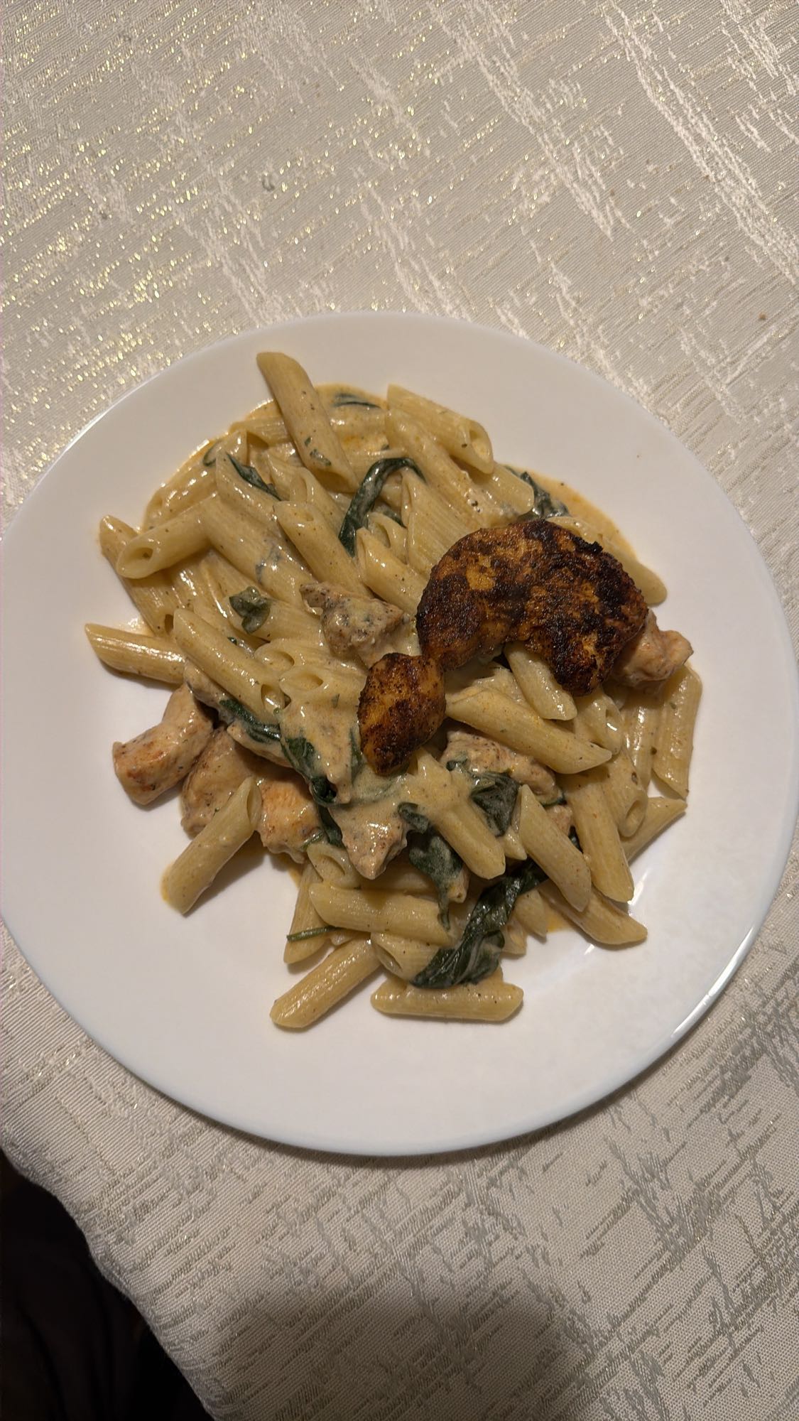 makaron z kurczakiem