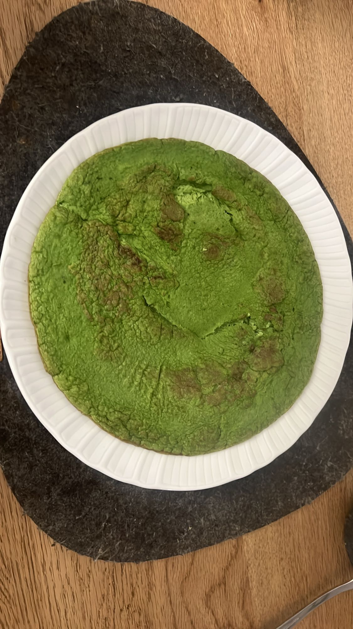 Green Spinach Omelette