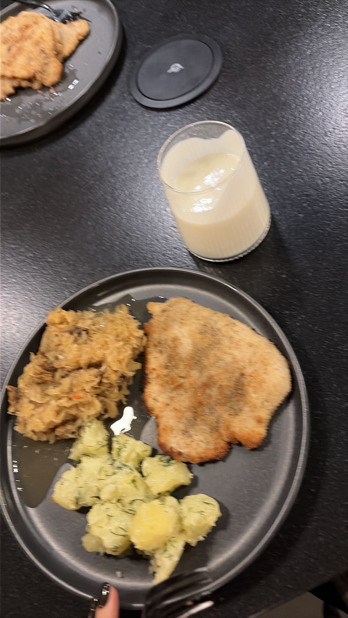 Kotlet schabowy z ziemniakami