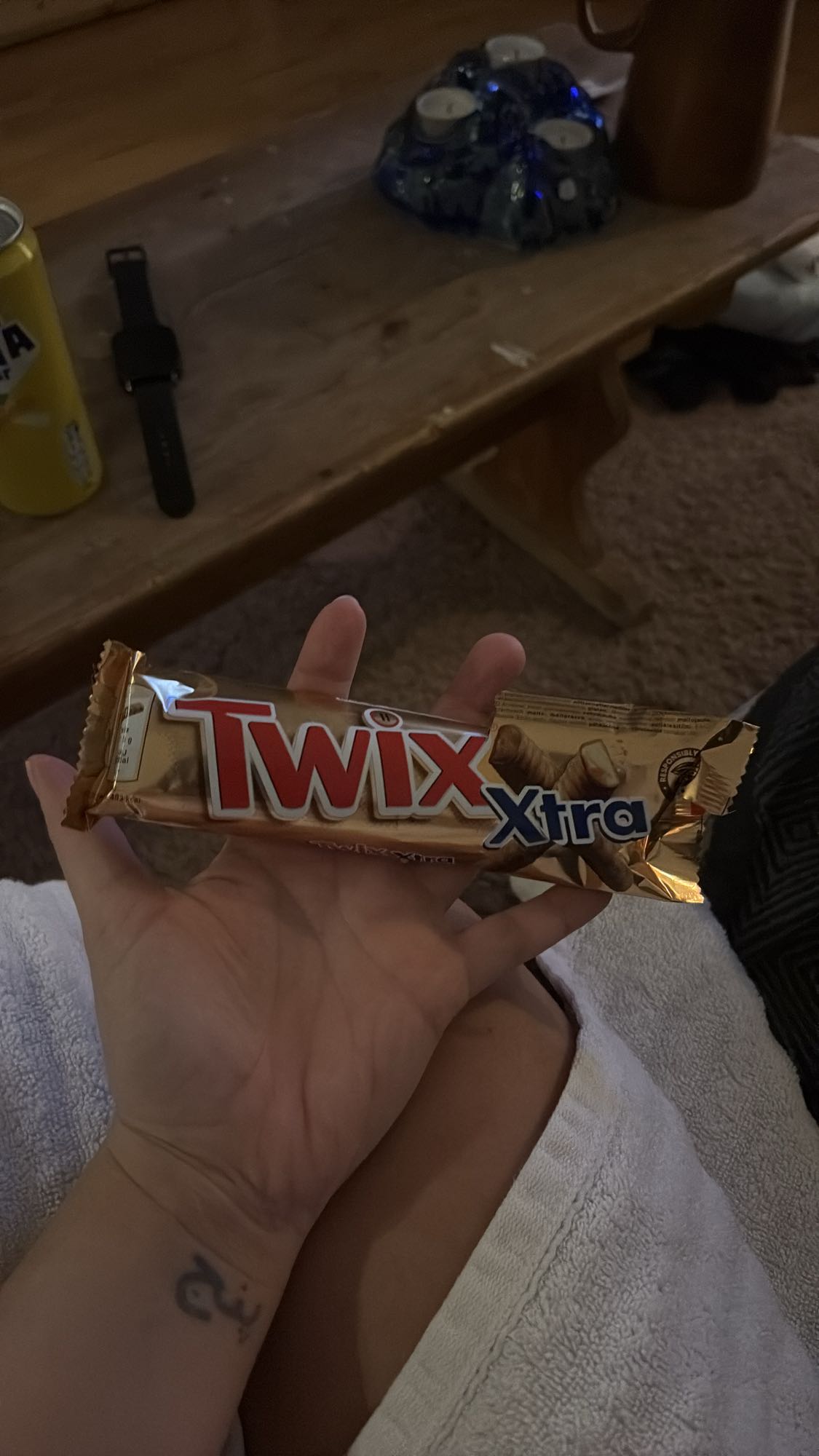 Twix Xtra chokladkaka (halv)