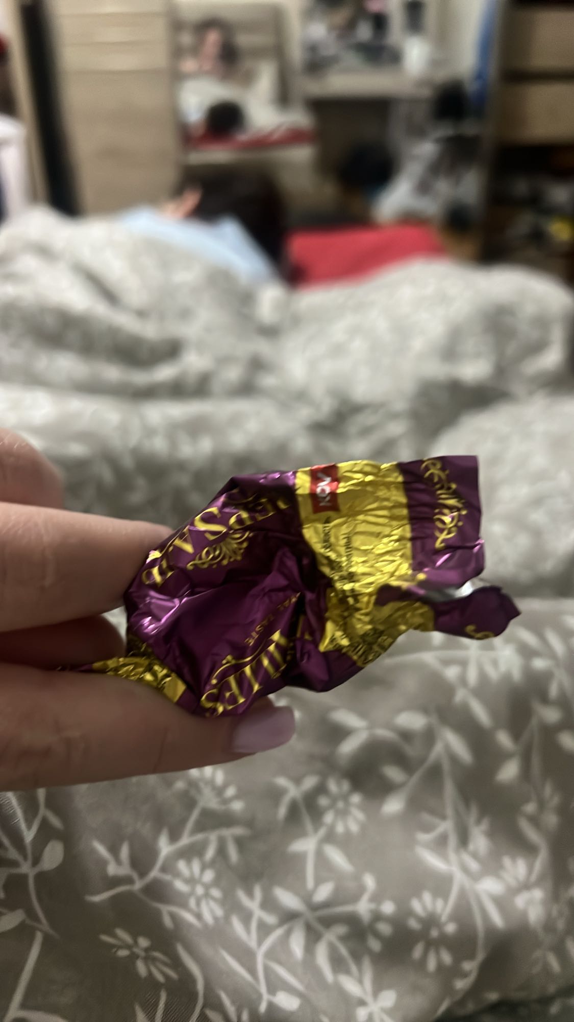 wrapped chocolate candy