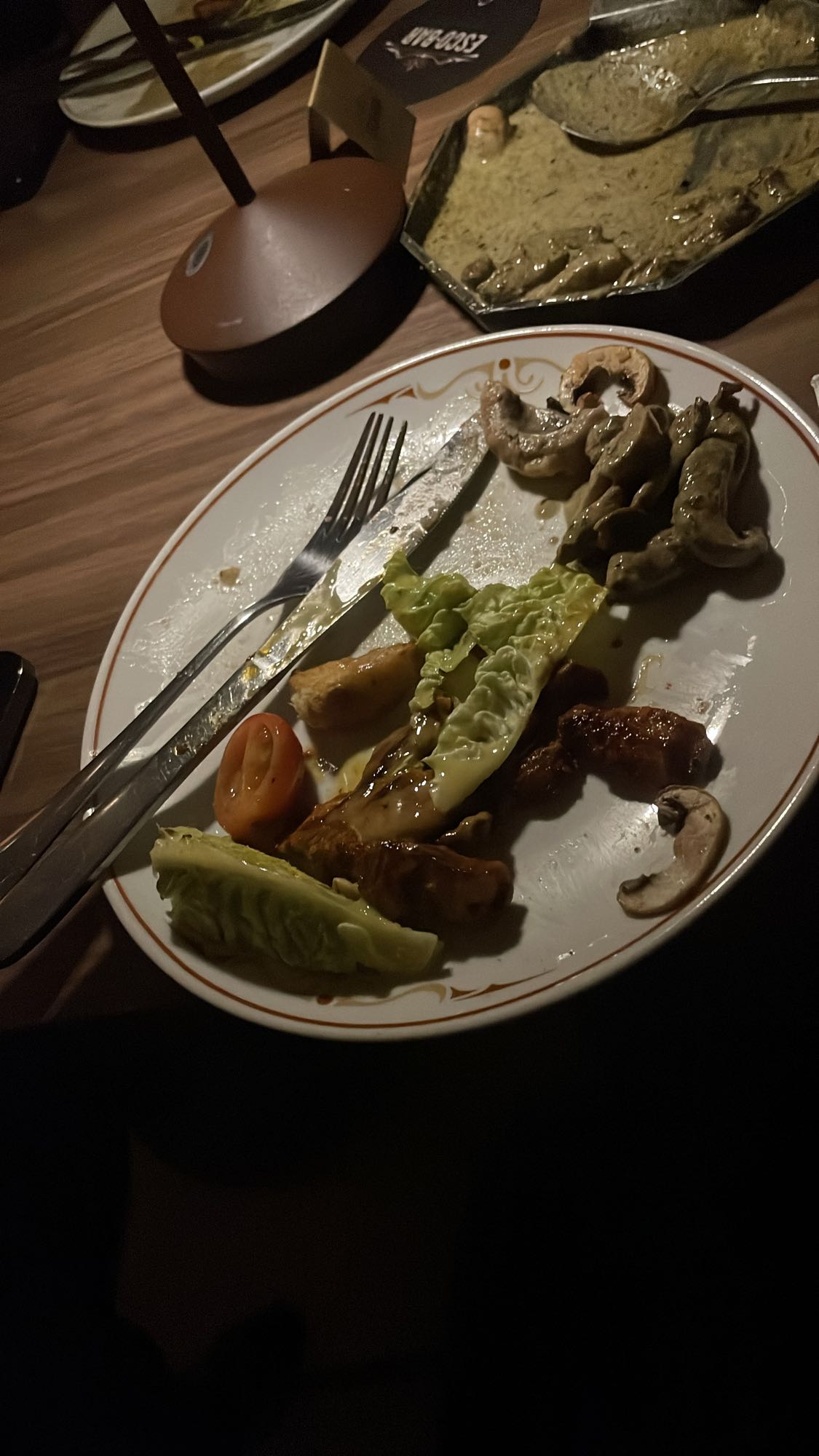 Chicken veggie plate