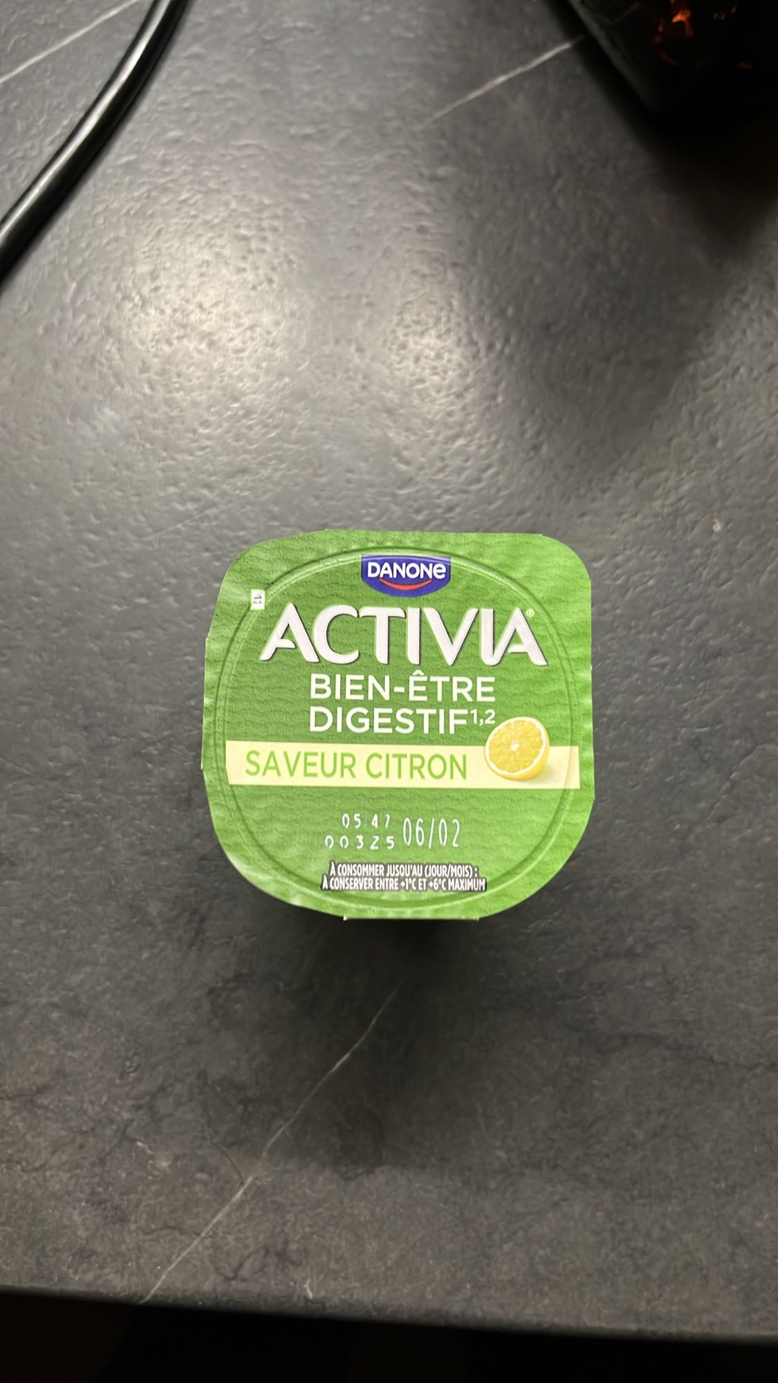 Yaourt citron Activia
