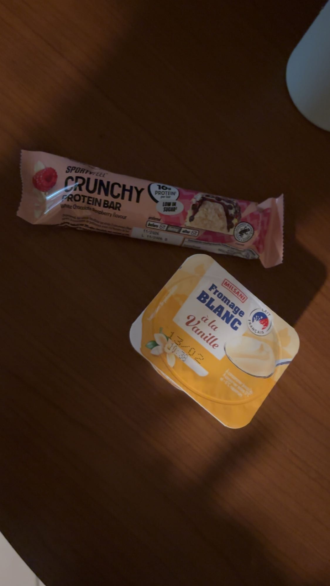 Barre et fromage blanc