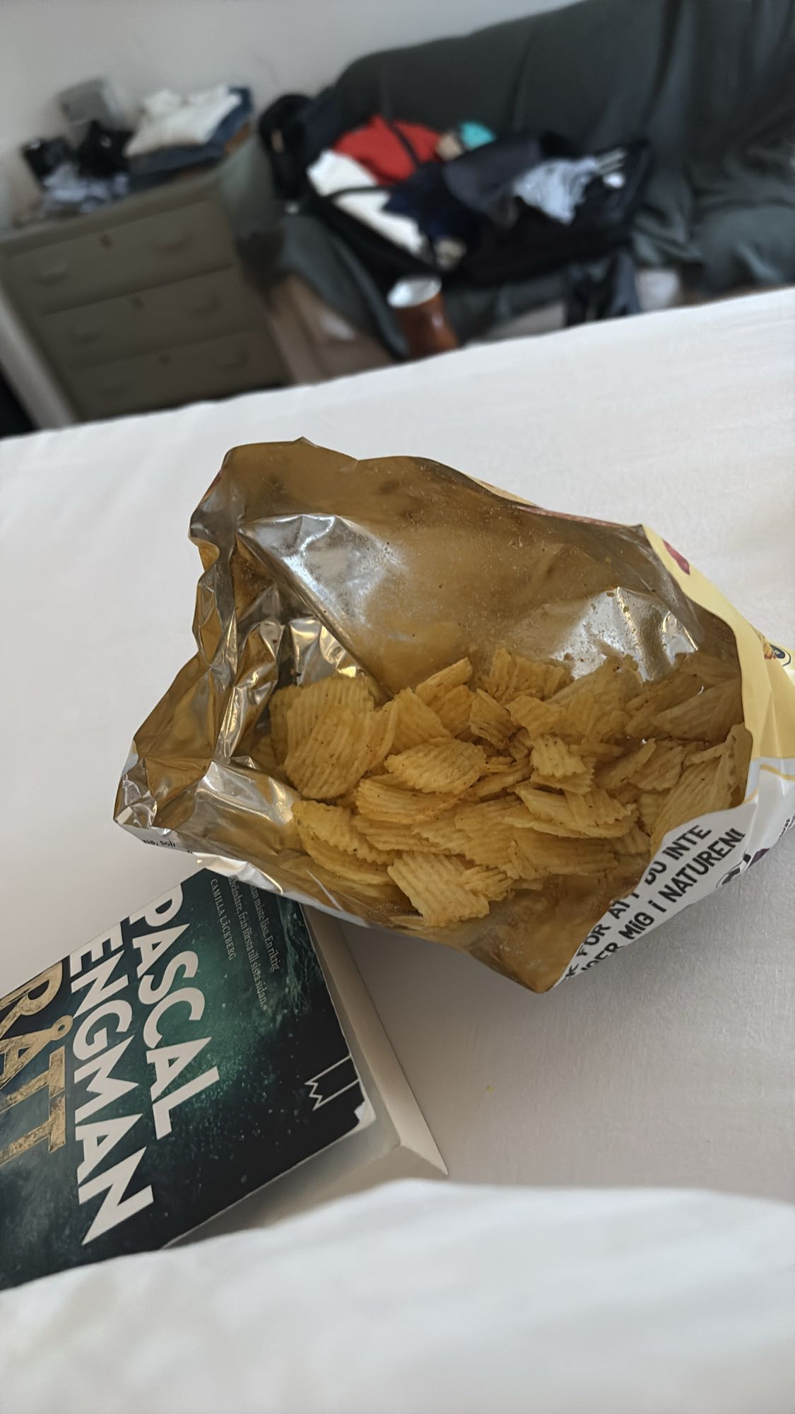 Räfflade potatischips