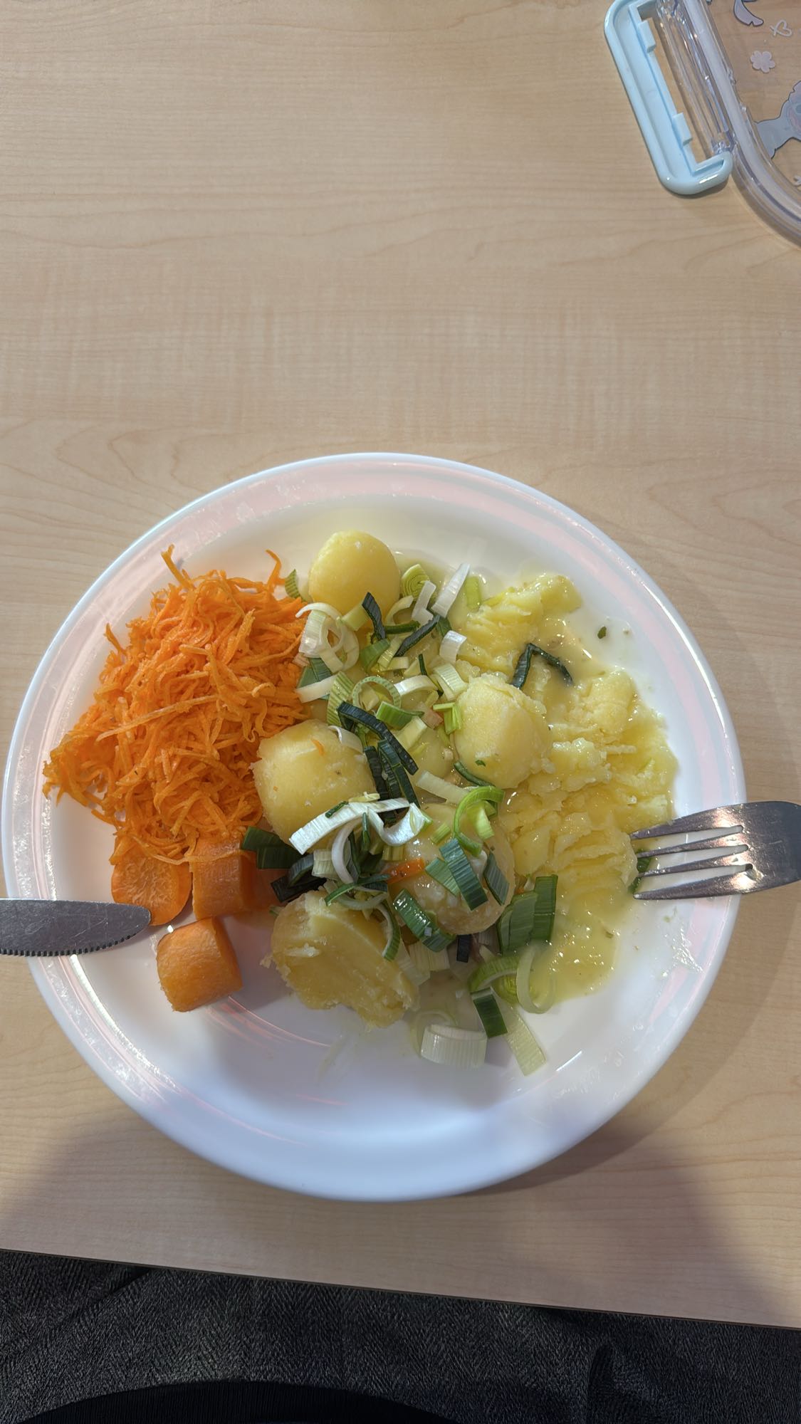 Potato Carrot Veggie Plate