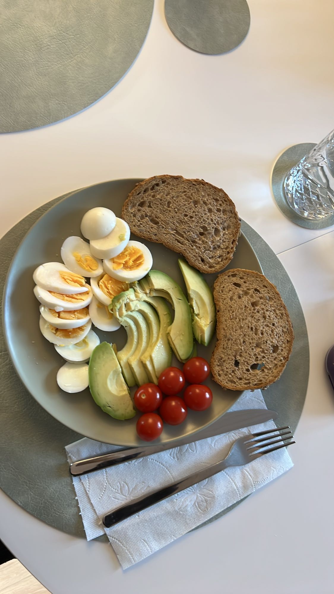 Egg Avocado Toast Plate