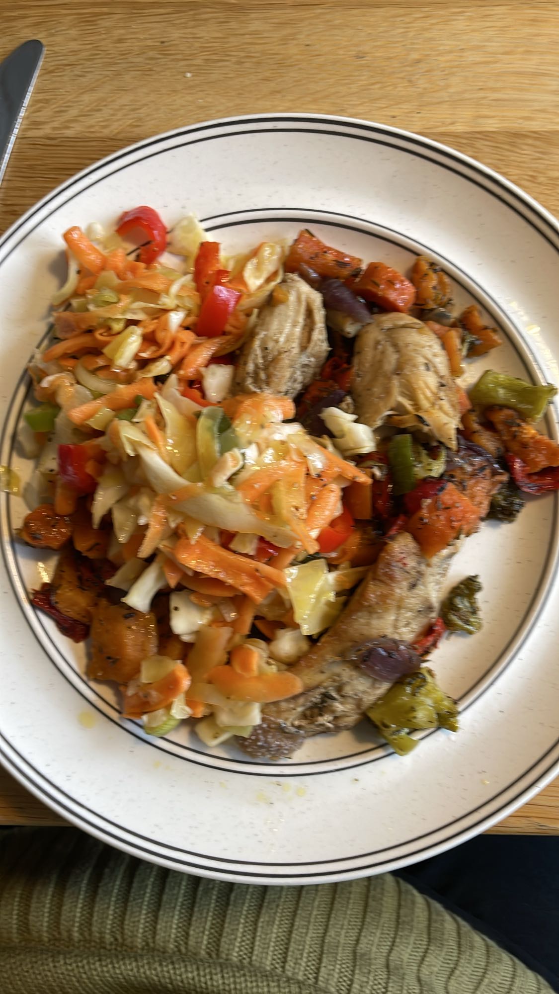 Kyckling med grönsaker