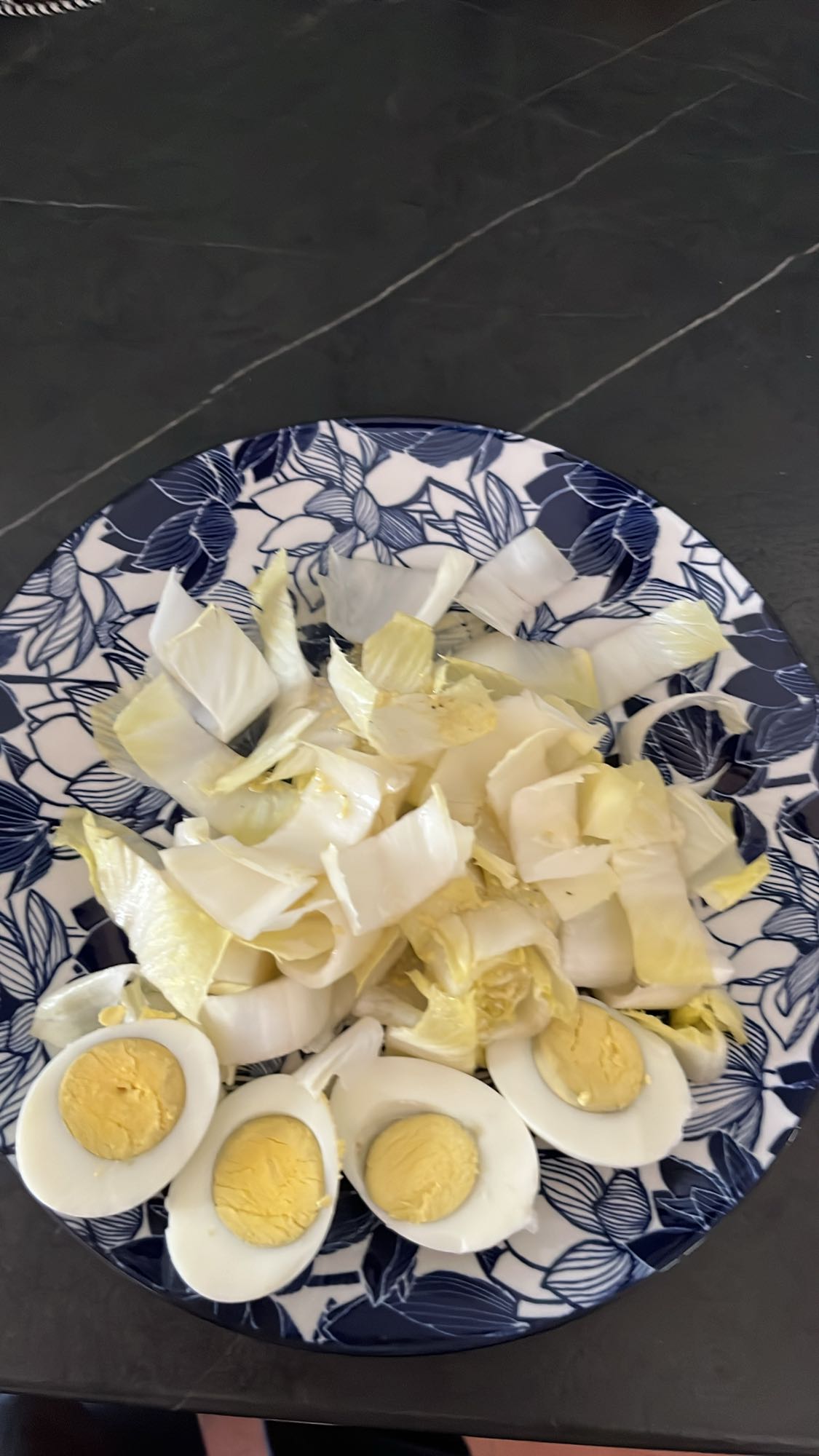 Salade d'endives et œufs