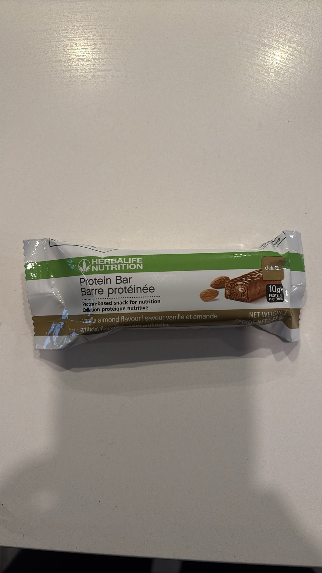 Barre protéinée vanille amande