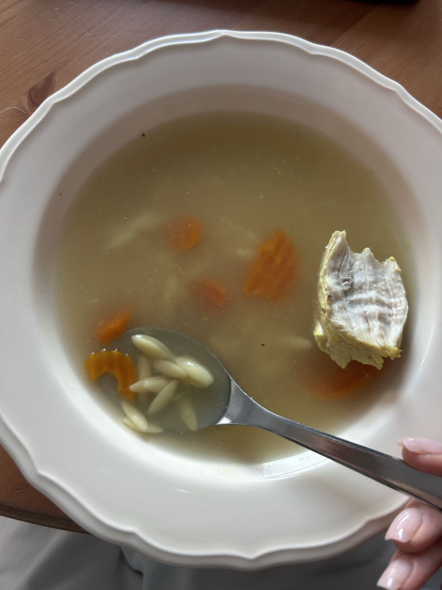 Куриный суп с макаронами