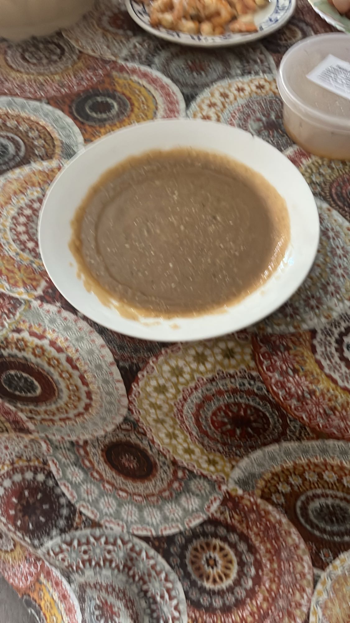sopa de frijoles