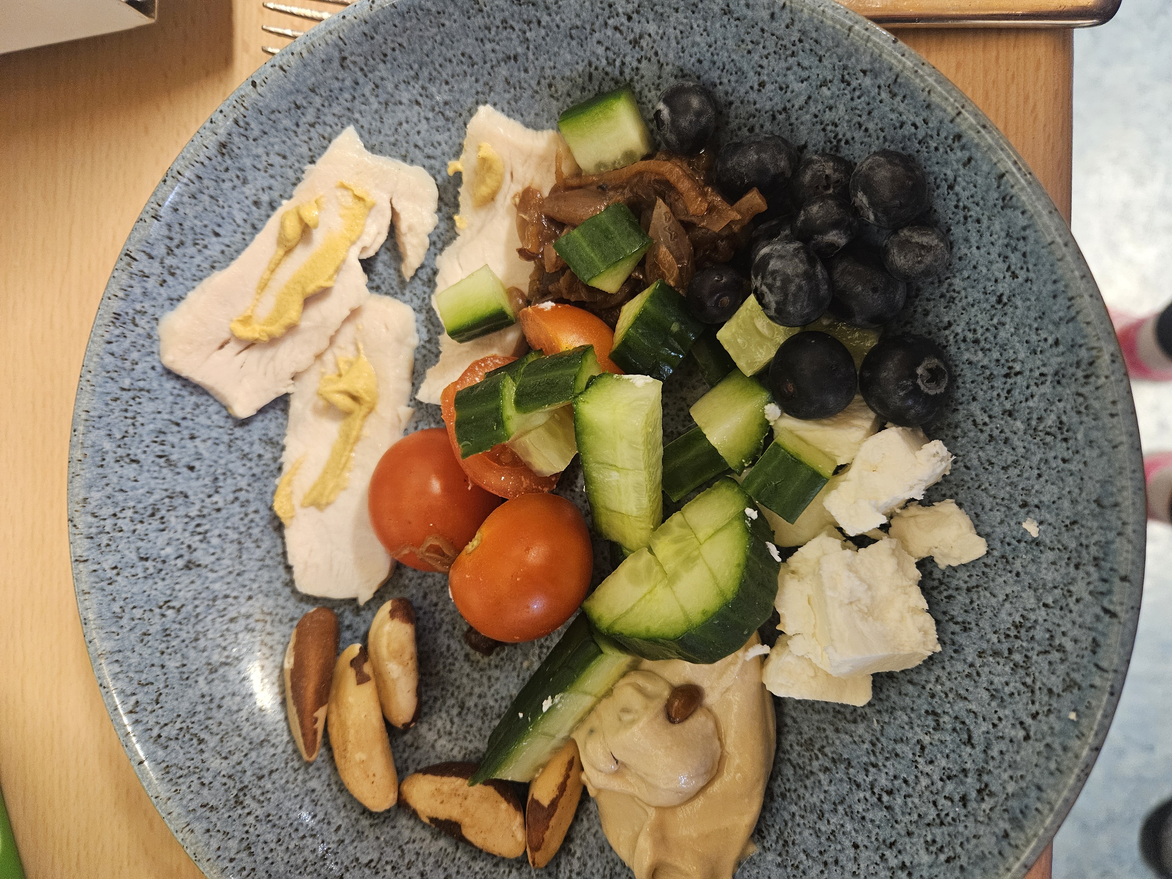 Chicken veggie plate