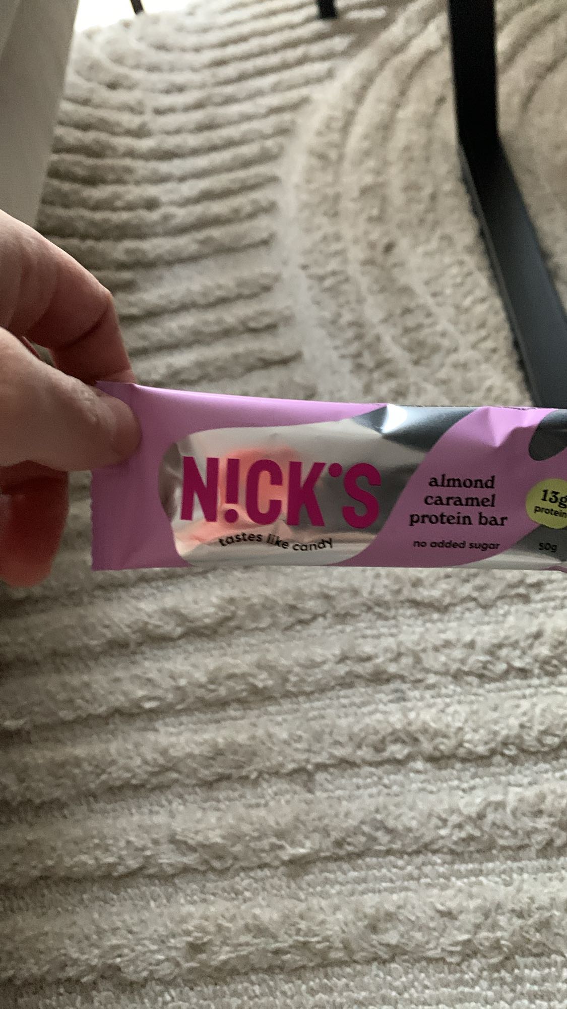 mandelkaramell proteinbar