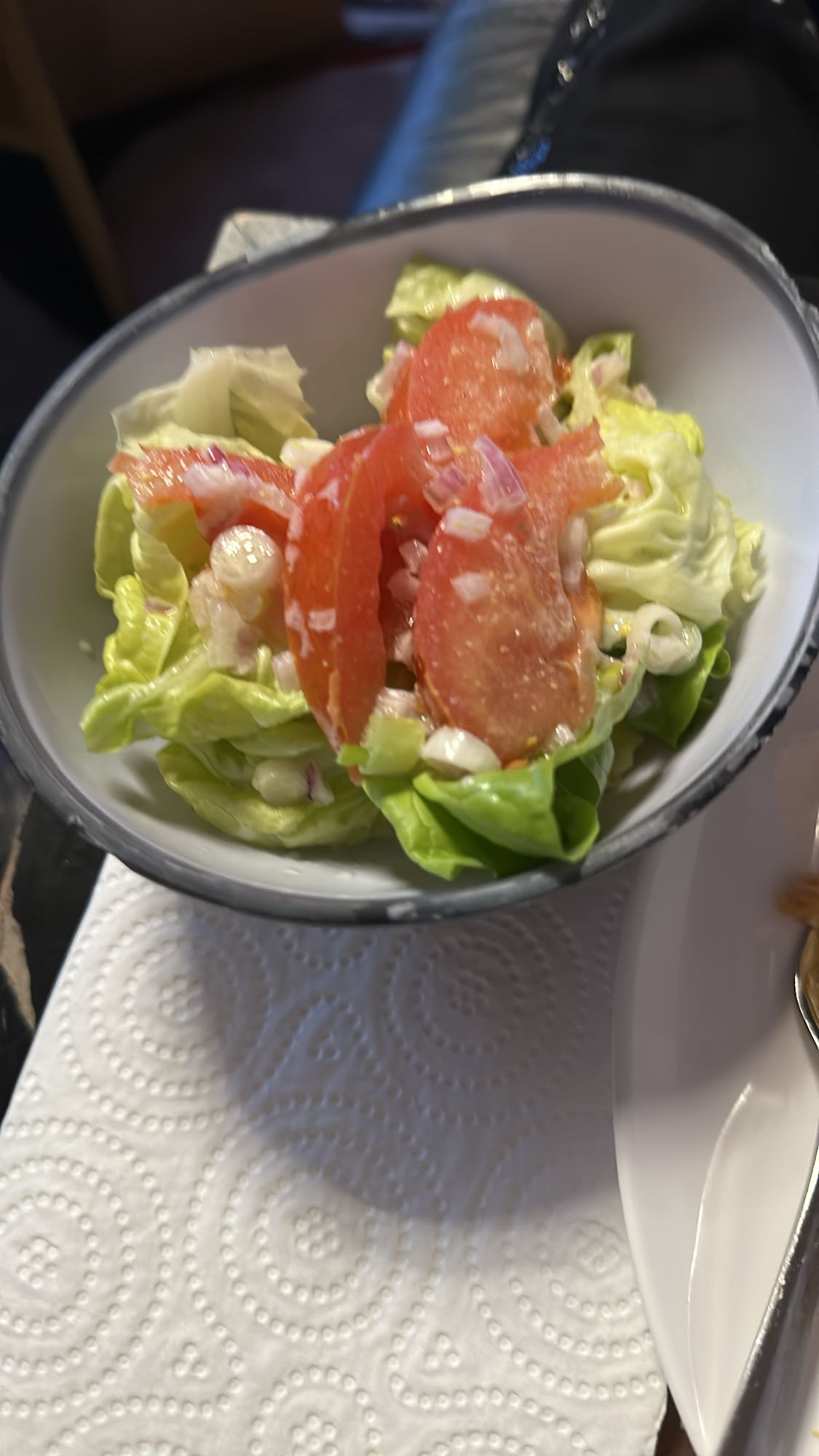 Einfache Salatschüssel