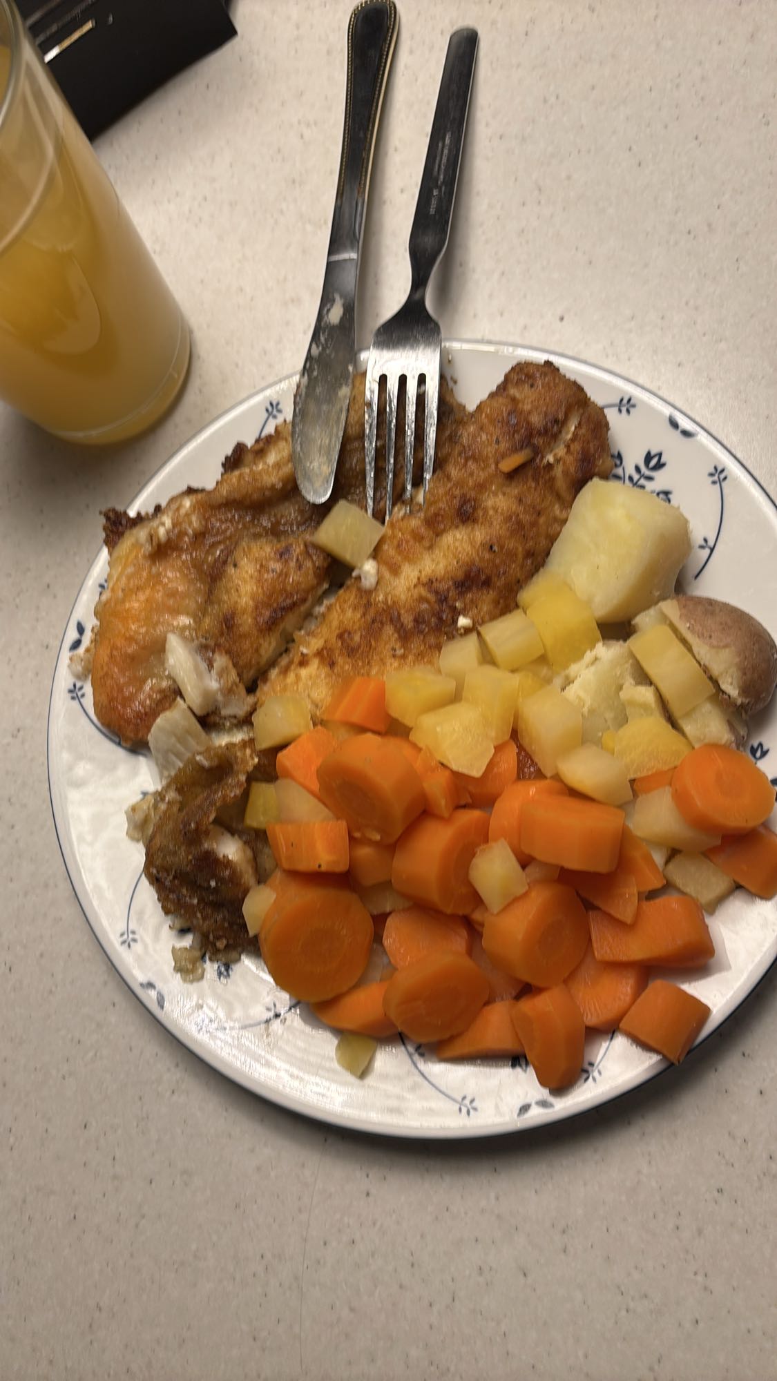 Stekt uer med grønsaker