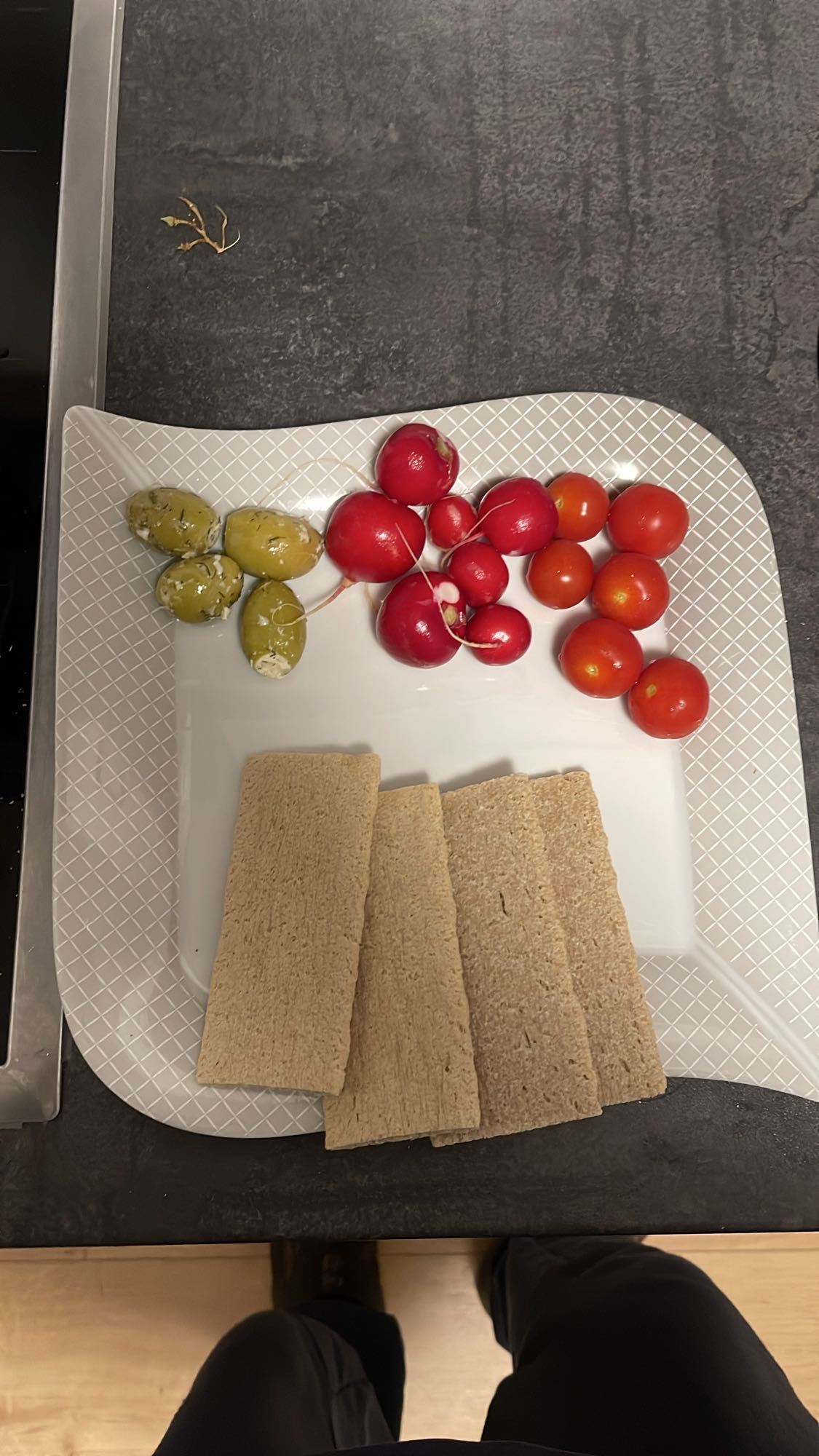 Assiette croquante légère