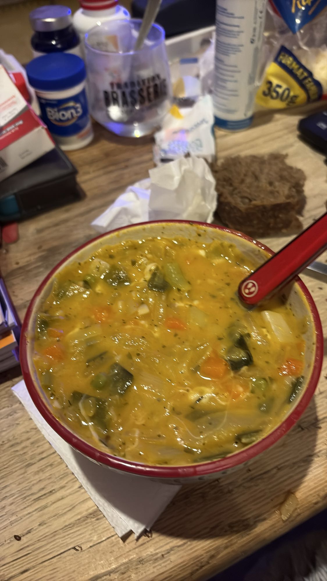 Soupe de légumes maison