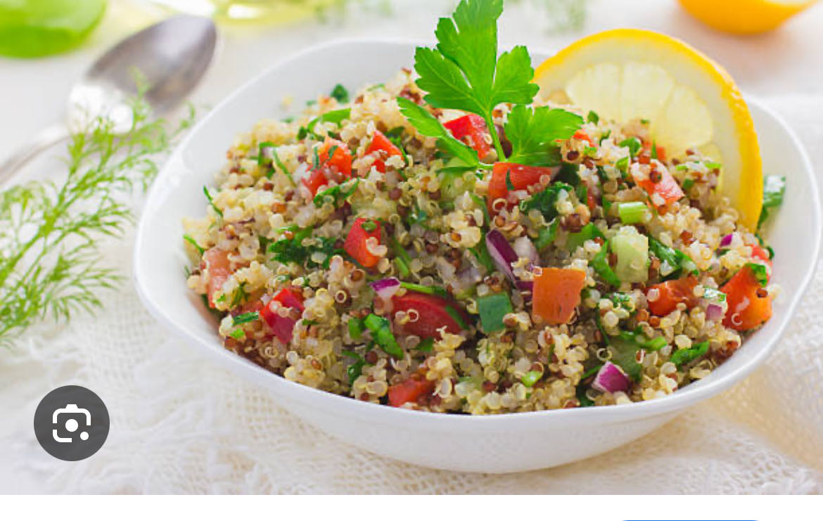 Ensalada de quinoa fresca