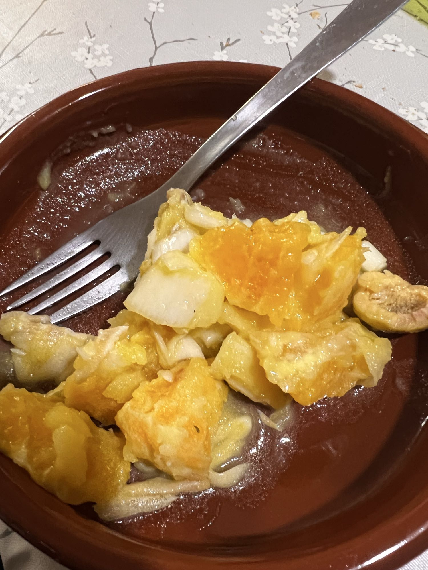 Verduras cocidas con huevo