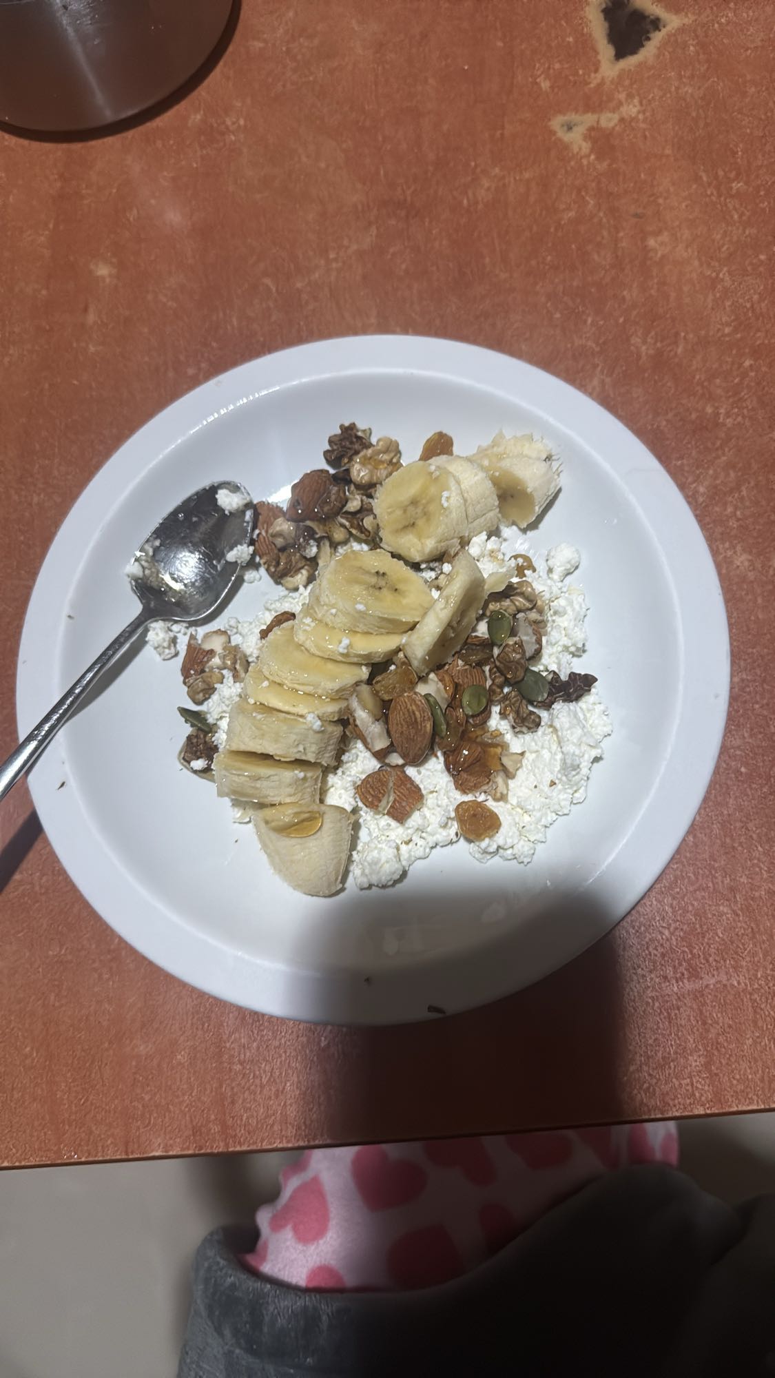 Cottage Cheese Banana Nut Bowl