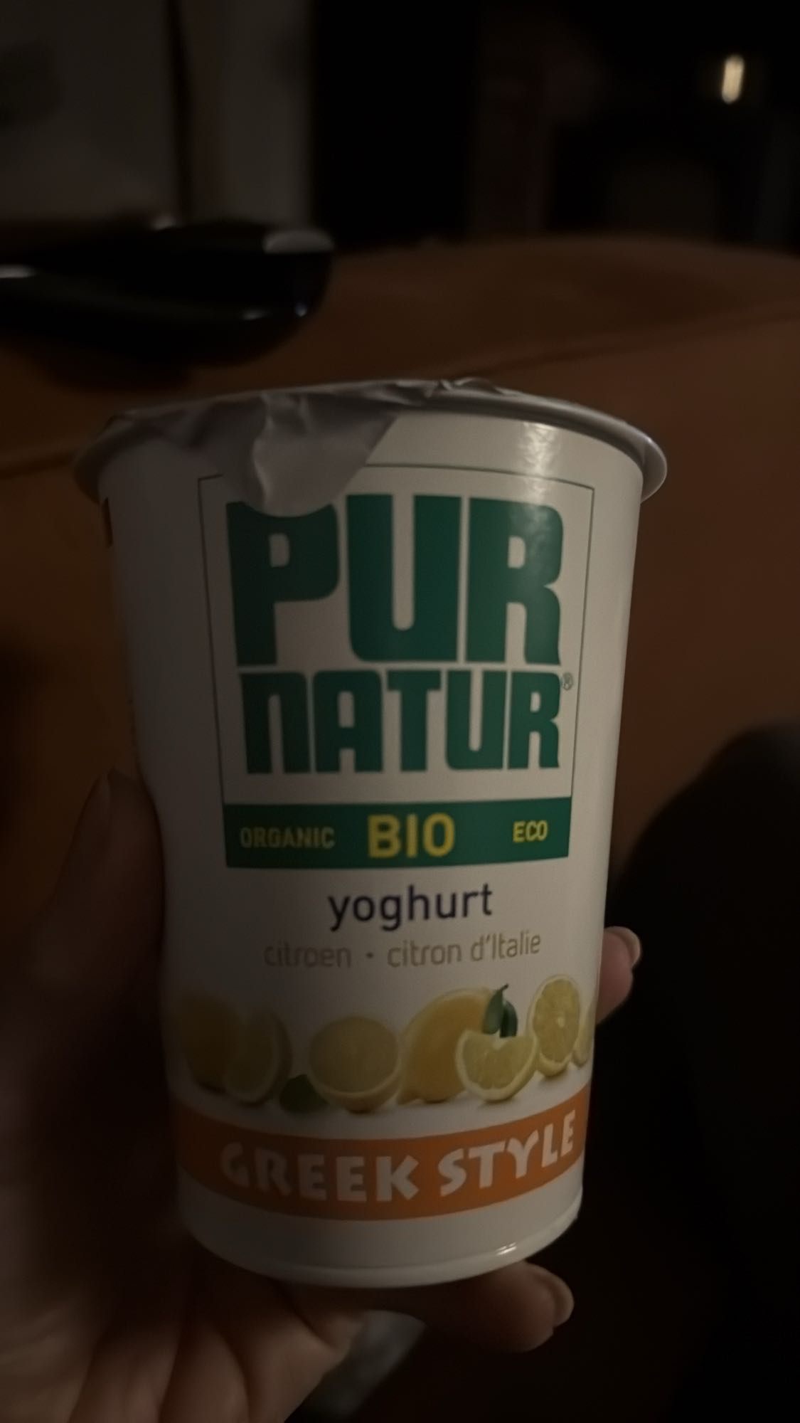 Citroen Griekse yoghurt