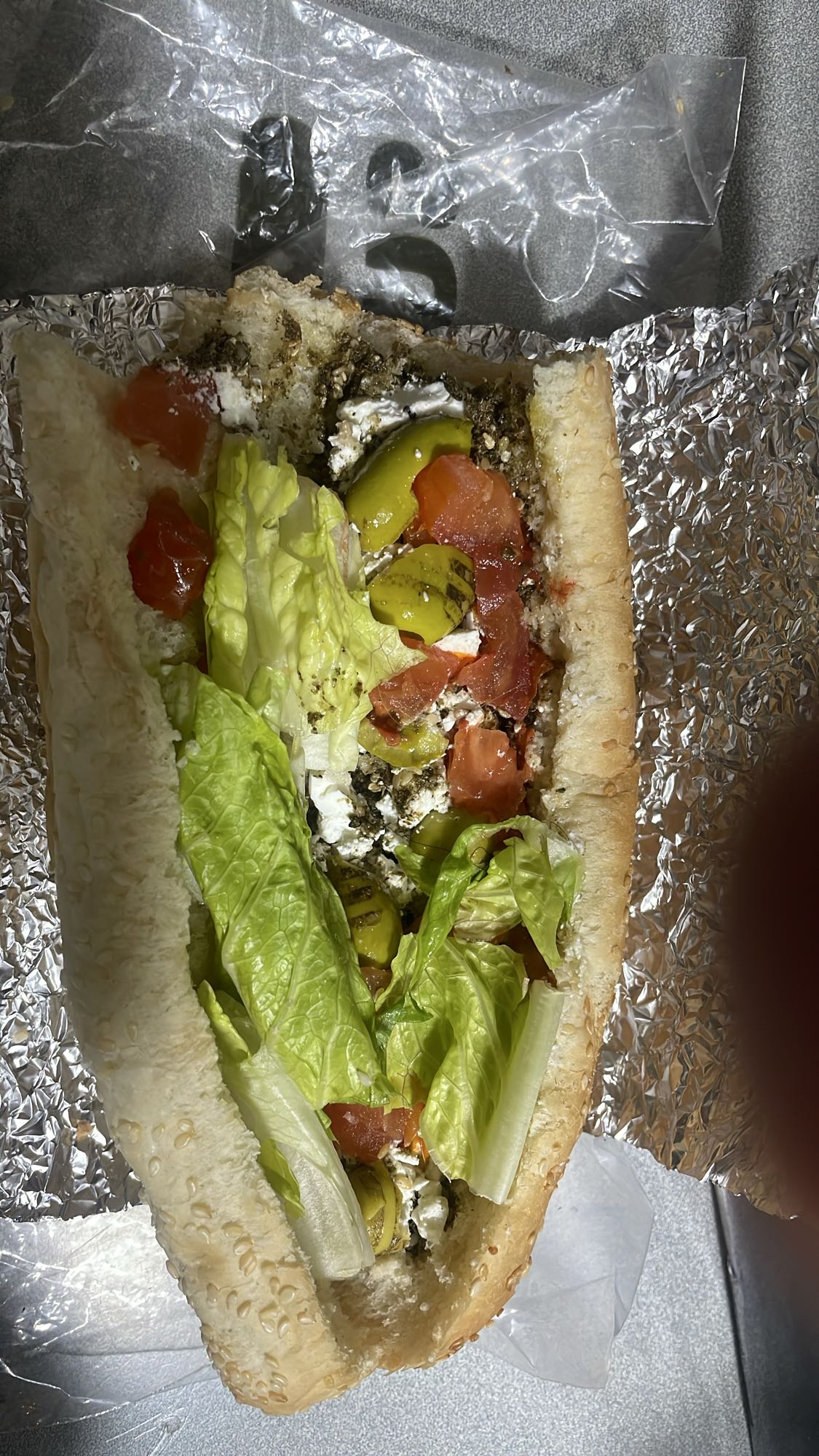 Vegetarian Sub Sandwich