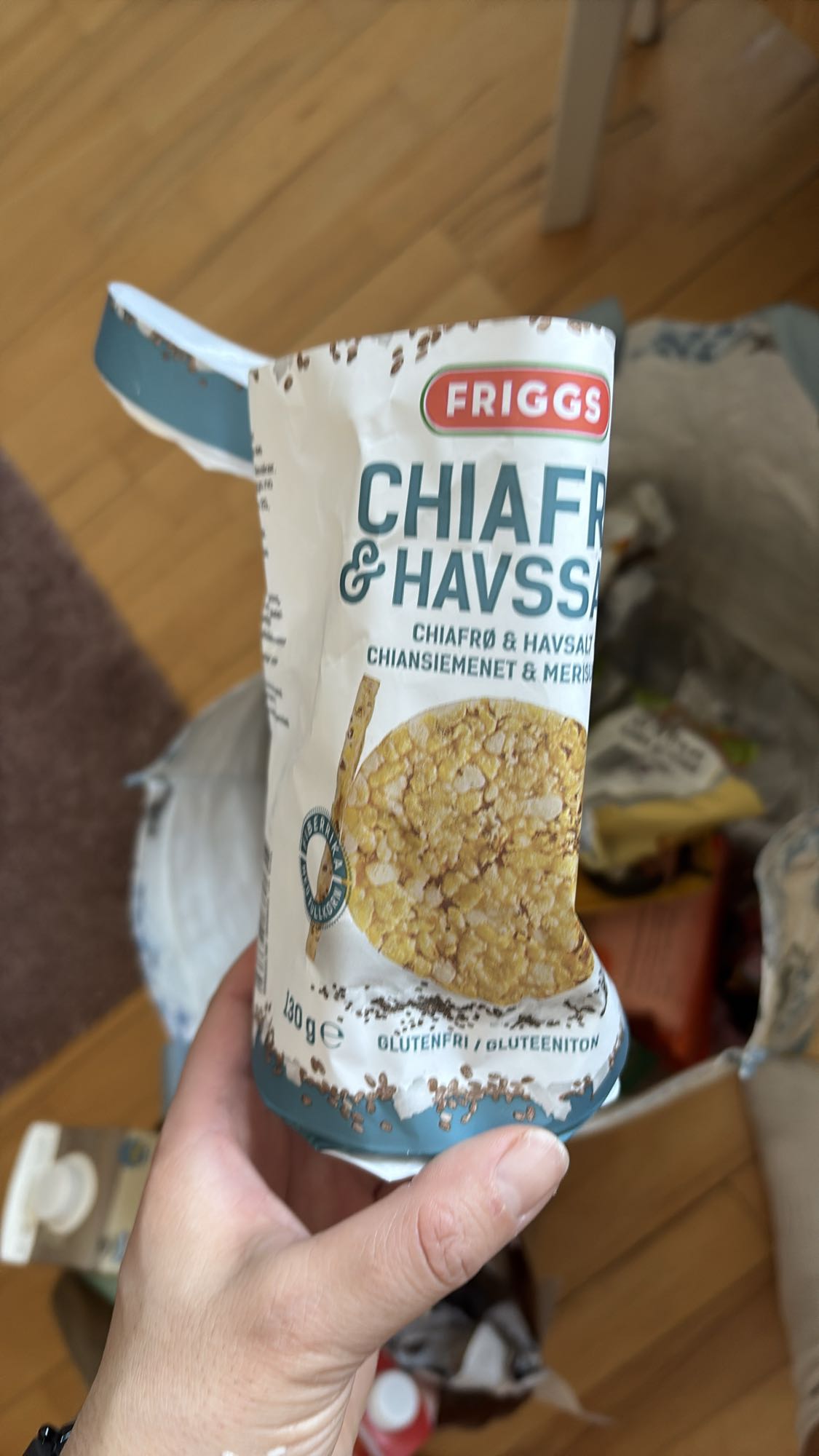 Chiafrö & havssalt riskaka