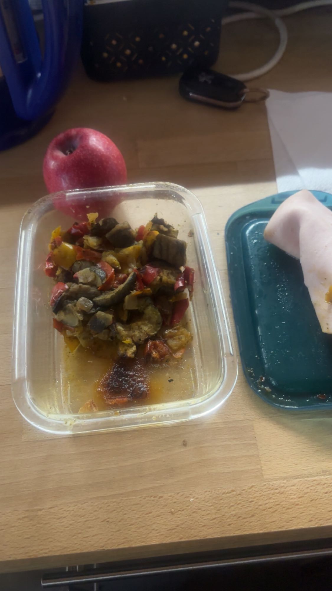 Ratatouille, pomme, dinde